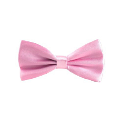 Галстук-бабочка 12х7см, розовый № 1