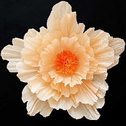 Цветок 70х25 см, персиковый